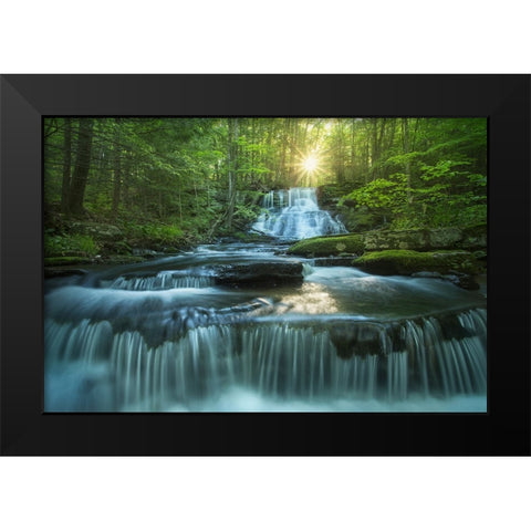 Sublime Black Modern Wood Framed Art Print by Zephyr, Patrick