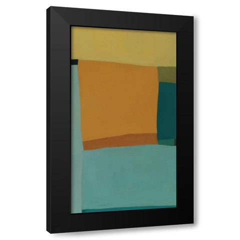At the Beach II Black Modern Wood Framed Art Print by Zinn, Tamar