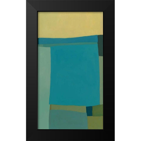 At the Beach III Black Modern Wood Framed Art Print by Zinn, Tamar