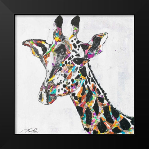Safari Collage II Black Modern Wood Framed Art Print by Ritter, Gina