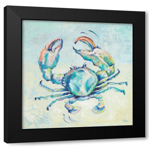Surf Side I Black Modern Wood Framed Art Print by Pinto, Patricia