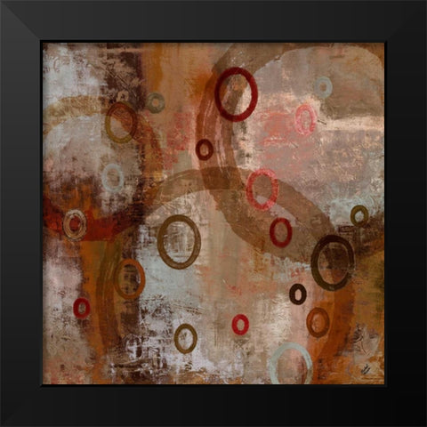 Rusted Rain in The Abstract Black Modern Wood Framed Art Print by Marcon, Michael