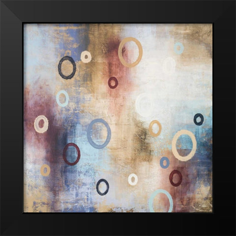 Rain in The Abstract I Black Modern Wood Framed Art Print by Marcon, Michael