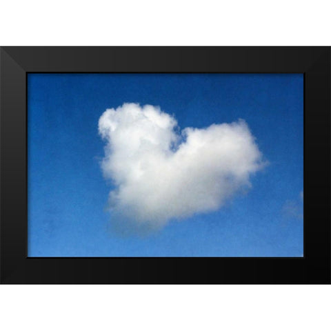 Love is in the Air Black Modern Wood Framed Art Print by Peck, Gail