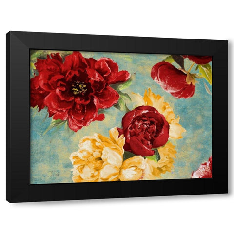 Red Modern Romance Black Modern Wood Framed Art Print with Double Matting by Pinto, Patricia