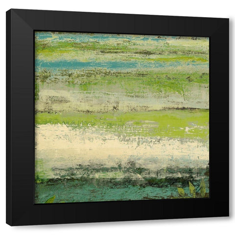 Origins Green II Black Modern Wood Framed Art Print by Marcon, Michael