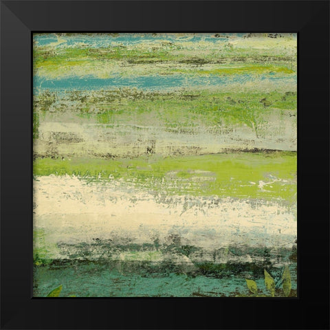 Origins Green II Black Modern Wood Framed Art Print by Marcon, Michael