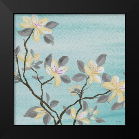 Always Springtime I Black Modern Wood Framed Art Print by Baliko, Linda