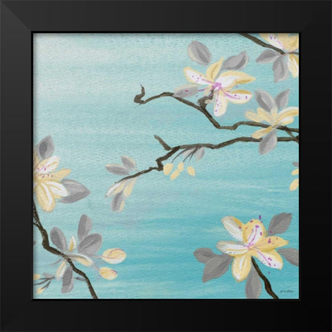 Always Springtime II Black Modern Wood Framed Art Print by Baliko, Linda