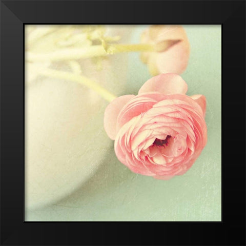 Vintage Peony I Black Modern Wood Framed Art Print by Gardner, Sarah