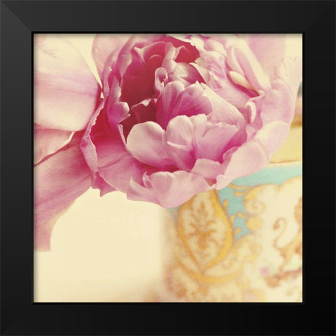 Elegant Vase Square Black Modern Wood Framed Art Print by Gardner, Sarah