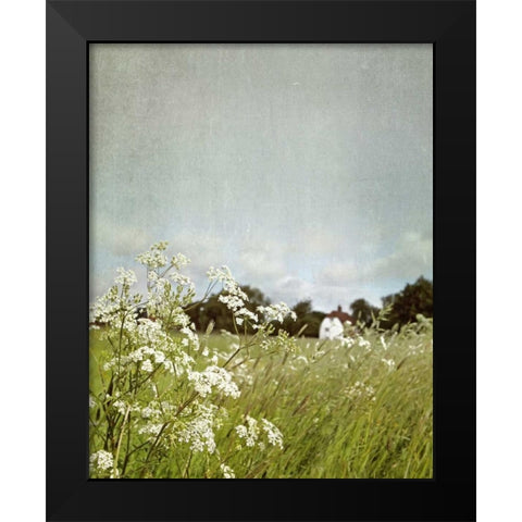 In the Pasture Black Modern Wood Framed Art Print by Gardner, Sarah