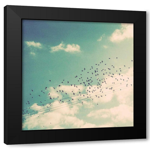 Rest and Away II Black Modern Wood Framed Art Print by Saghini, Lisa Hill