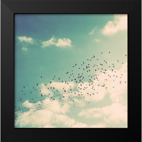 Rest and Away II Black Modern Wood Framed Art Print by Saghini, Lisa Hill