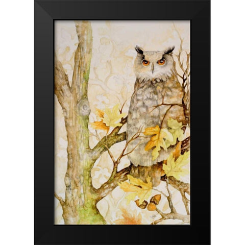 Mystic Woodland II Black Modern Wood Framed Art Print by Gaynor, Janice