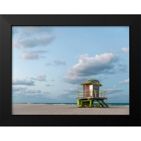 12th Street Black Modern Wood Framed Art Print by Lake, Shelley