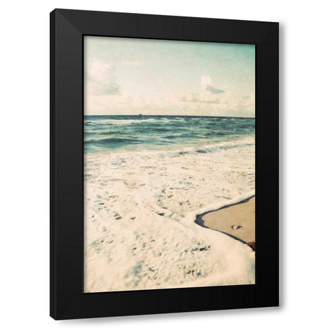 Filtered Beach Photo II Black Modern Wood Framed Art Print with Double Matting by Peck, Gail