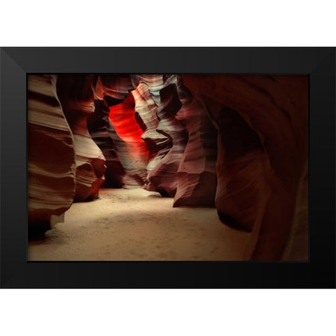 Slot Black Modern Wood Framed Art Print by Lake, Shelley