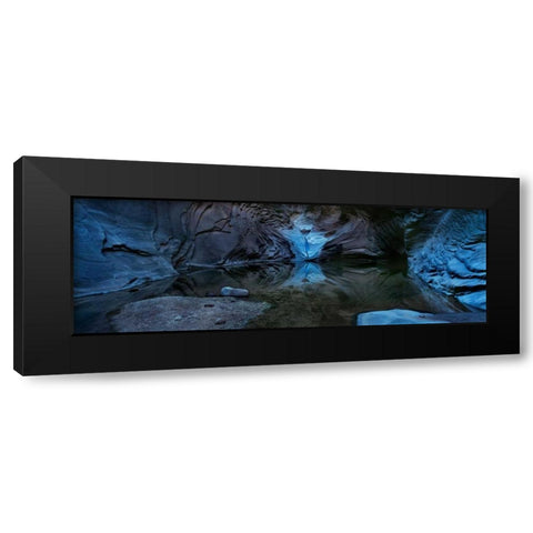 Reflecting Pool Black Modern Wood Framed Art Print by Lake, Shelley