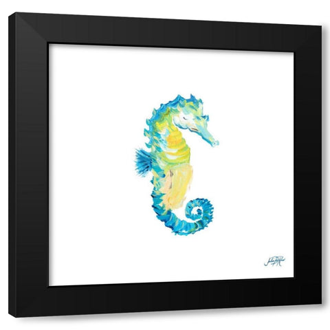 Sea Creatures III Black Modern Wood Framed Art Print by DeRice, Julie