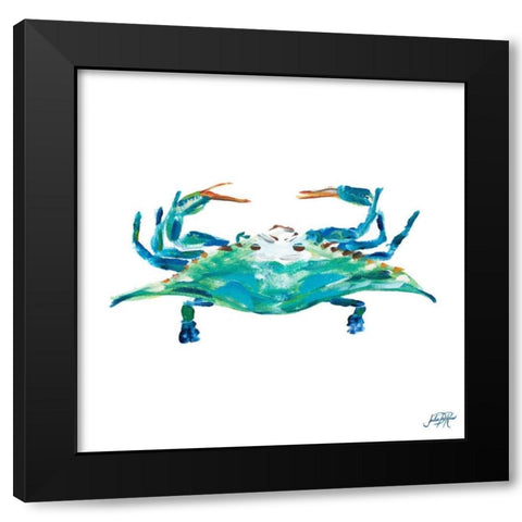 Sea Creatures I Black Modern Wood Framed Art Print with Double Matting by DeRice, Julie