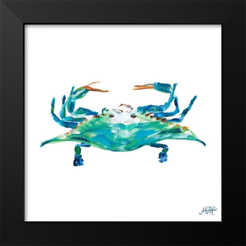 Sea Creatures I Black Modern Wood Framed Art Print by DeRice, Julie