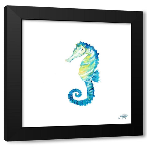 Sea Creatures IV Black Modern Wood Framed Art Print with Double Matting by DeRice, Julie