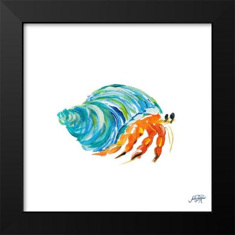 Sea Creatures II Black Modern Wood Framed Art Print by DeRice, Julie