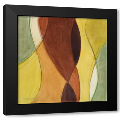 Coalescing Autumn I Black Modern Wood Framed Art Print with Double Matting by Loreth, Lanie