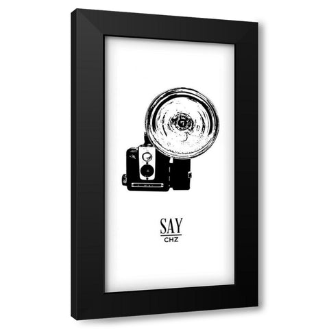 Photoshoot I (Say Chz) Black Modern Wood Framed Art Print with Double Matting by Edwins, Hugo