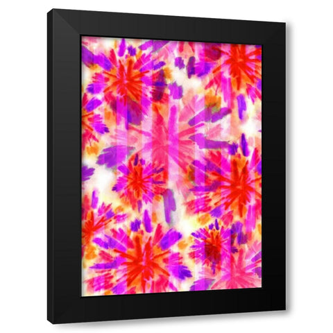 Sun Burst Black Modern Wood Framed Art Print by Biscardi, Nicholas