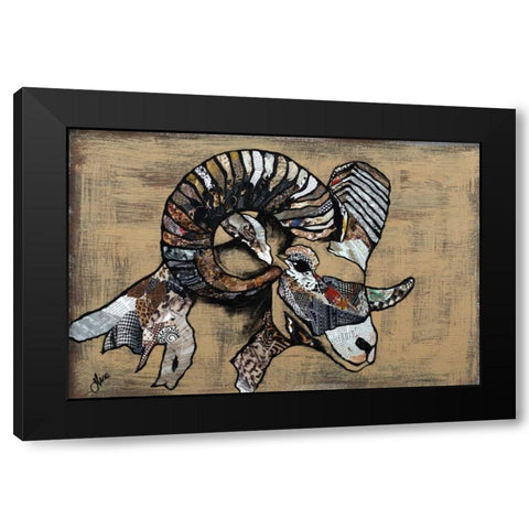 Serengeti Wildlife III Black Modern Wood Framed Art Print with Double Matting by Ritter, Gina