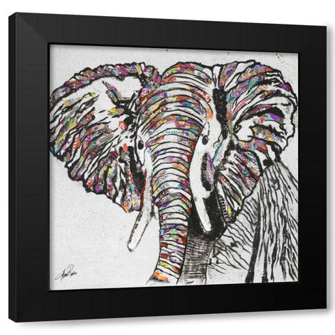 Serengeti Plains II Black Modern Wood Framed Art Print with Double Matting by Ritter, Gina