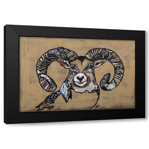 Serengeti Wildlife IV Black Modern Wood Framed Art Print by Ritter, Gina
