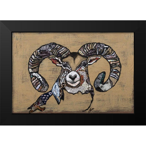 Serengeti Wildlife IV Black Modern Wood Framed Art Print by Ritter, Gina
