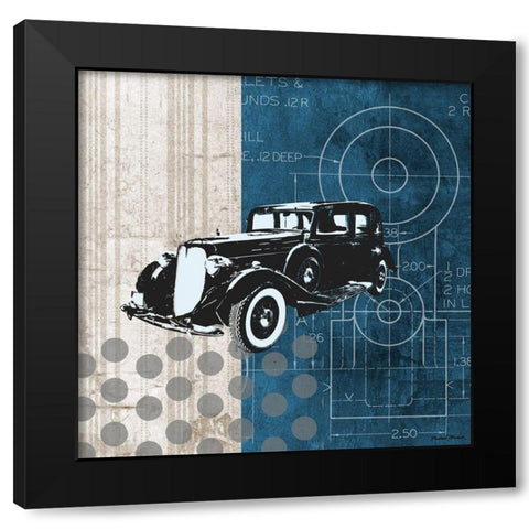 Classy Ride I Black Modern Wood Framed Art Print with Double Matting by Marcon, Michael