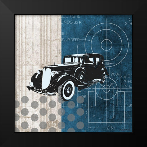 Classy Ride I Black Modern Wood Framed Art Print by Marcon, Michael