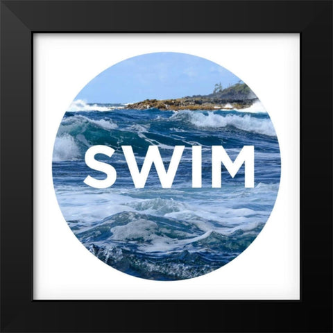 Active Type IV Black Modern Wood Framed Art Print by Nawrocke, Bruce