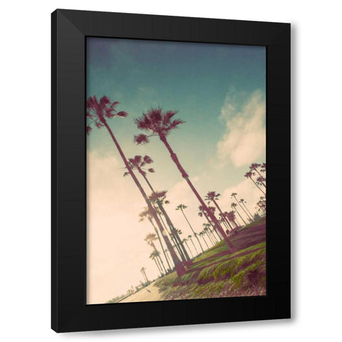 Venice Beach Fun Black Modern Wood Framed Art Print with Double Matting by Navas, Emily