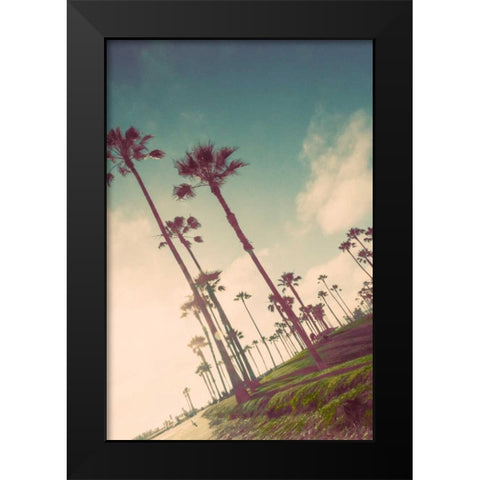 Venice Beach Fun Black Modern Wood Framed Art Print by Navas, Emily