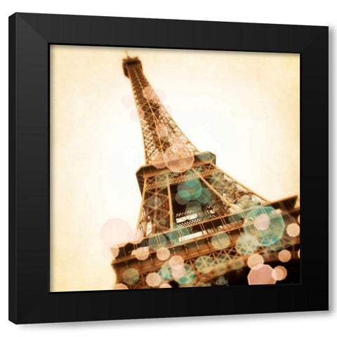 French Glow I Black Modern Wood Framed Art Print with Double Matting by Navas, Emily