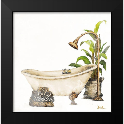 Le Tub II Black Modern Wood Framed Art Print by Pinto, Patricia