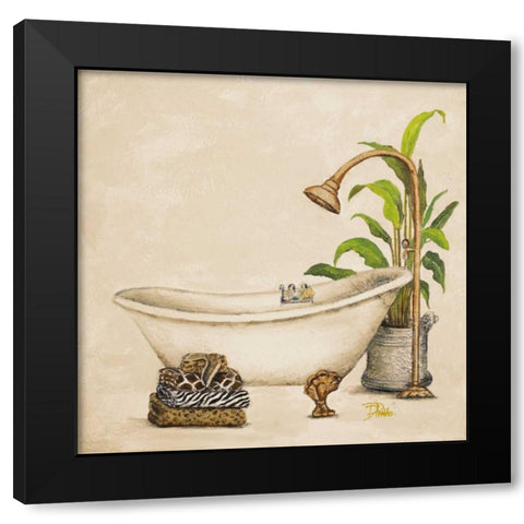Le Tub II Black Modern Wood Framed Art Print by Pinto, Patricia