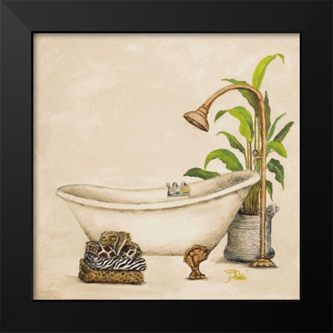 Le Tub II Black Modern Wood Framed Art Print by Pinto, Patricia