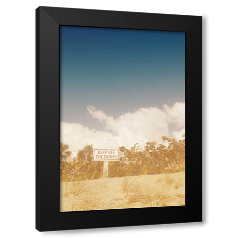 The Dunes Black Modern Wood Framed Art Print by Bryant, Susan