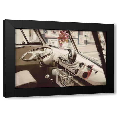 Cool Cats Black Modern Wood Framed Art Print by Peck, Gail