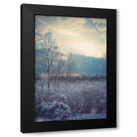 A Winters Day Black Modern Wood Framed Art Print by Poynter, Kelly