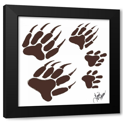 Rustic Birch Trail Accent IV Black Modern Wood Framed Art Print by Ritter, Gina