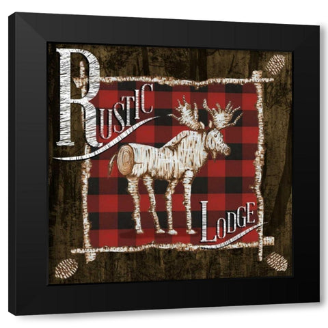 Rustic Birch Trail I Black Modern Wood Framed Art Print with Double Matting by Ritter, Gina