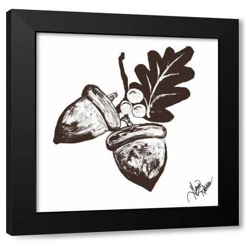 Rustic Birch Trail Accent III Black Modern Wood Framed Art Print with Double Matting by Ritter, Gina